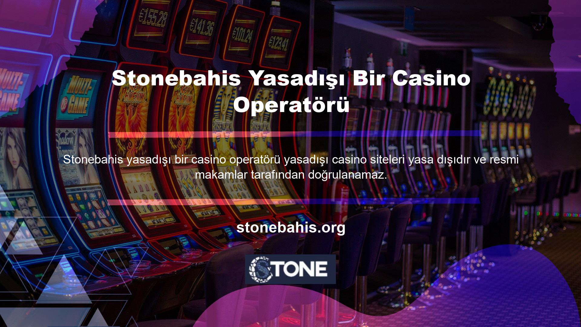 Ancak casino sitelerinin doğrulaması kamu kurumları yerine özel platformlar aracılığıyla yapılmaktadır